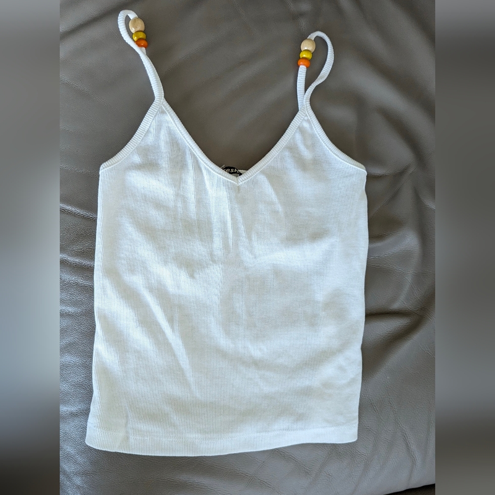 BNWT white tank top size M/L